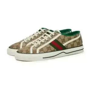 구찌 남성 GG 테니스 베이지 스니커즈 606111 HVK20 9766