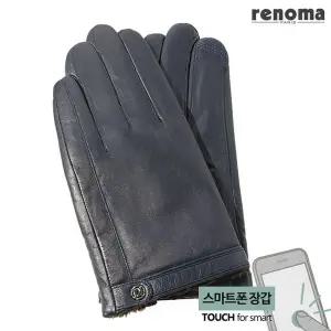 [레노마](의정부점)스마트터치 버튼엣지 남성 양가죽장갑 RJ-11922