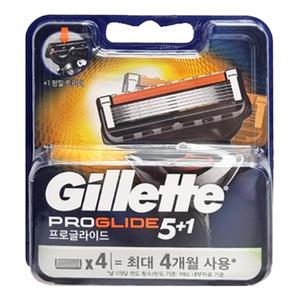 질레트 프로글라이드 플렉스볼 매뉴얼 면도날 4입 X 1개