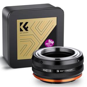 KnF M42-E IV (FIT ART) 렌즈 어댑터 M42 마운트 렌즈-소니 E 바디_무반사코팅 (뒤캡옵션) M42 Glass to Sony E adapter