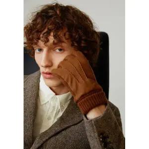 갤러리아 [닥스남성장갑] DCGV4F170 카멜 염소가죽 스웨이드 장갑