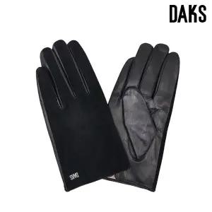 [롯데백화점]닥스 안감 캐시미어 남성 콤비 가죽장갑 GPO233O