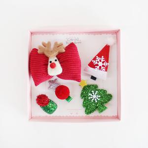 라스트 크리스마스 헤어핀세트 유아헤어핀