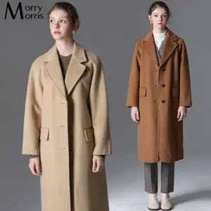 켈리 래글런 싱글 핸드메이드 울코트