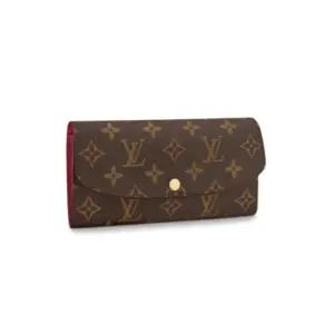 [명품] 루이비통 에밀리 월릿 장지갑 모노그램 푸시아 M60697