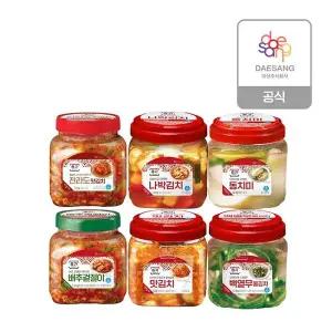 종가 별미 김치1.2kg PET(전라도맛김치,배추겉절이,백열무물김치,나박김치,맛김치,동치미)2개 골라담기