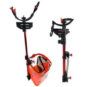 .밑밥통 로드거치대 3단 스텐드 받침대 최대 98cm 낚시대