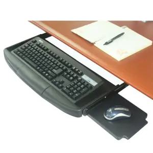 키보드 받침대 1color/컴퓨터/키보드/마우스/거치대/선반/트레이/책상/밑/다이/손목/보호/수납/레일/받침