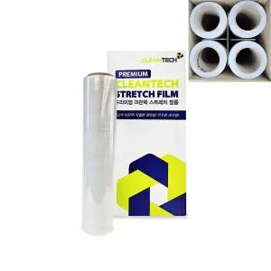 산업용랩 공업용 파레트 고기능 고성능 투명 포장용 대형 랩 스트레치 비닐 필름 4롤 1박스