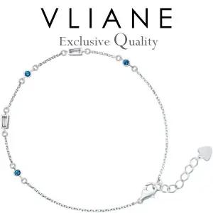 14K 바게트 사파이어 팔찌