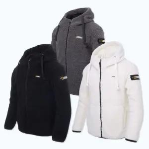 내셔널지오그래픽 N 뽀글이 양털 집업 (겨울신상) -남여공용