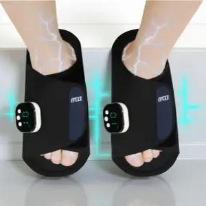 족저근막염 저주파 마사지기 다리 발바닥  충전식 슬리퍼형 안마기