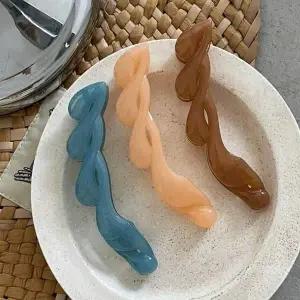 [콩심팥심]톤다운 꽈배기 바나나핀