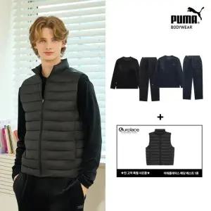 [푸마바디웨어] 남성 웜셀 골지 벨로아 기모 셋업 4종+패딩베스트