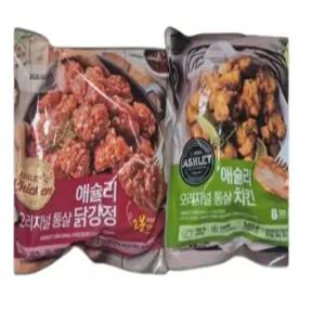 애슐리 오리지널 통살치킨 500g 2팩 + 애슐리 통살닭강정 500g 2팩