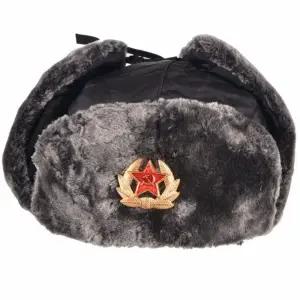 소련군 방한모 작업용 겨울 동독 조종사 모자 근무모 용품