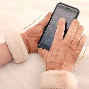 겨울 하객패션 출퇴근 외출 데일리 터치 여성장갑 겨울여성장갑 여성겨울장갑 여성가죽장갑 여자장갑