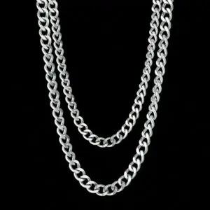 [하프클럽/]스틸 써지컬 캐주얼 쿠바 체인 필수템 목걸이 7mm 남