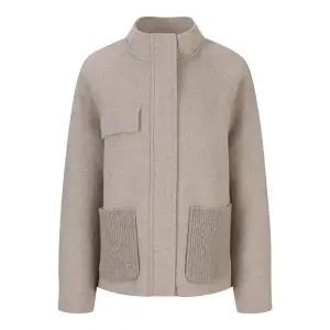 베스띠벨리 세이브존04 울혼방 니트 포켓 하이넥 핸드메이드코트  BJHRX2646