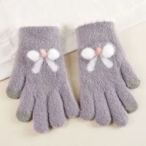 여성 예쁜 장갑 겨울장갑 따뜻한 겨울 장갑 그레이