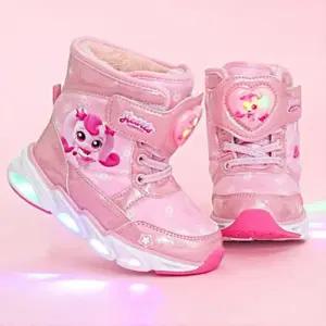 캐치티니핑 러블리 하츄핑 LED 발광 부츠/아동방한부츠/겨울방한화
