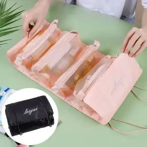 [하프클럽/]여행용 메쉬 수납 파우치 분리형 방수 목욕 및 소품 정리함