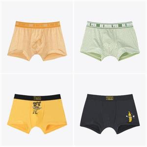 [예스] DP02 품절각 남성 드로즈 세트 4매입 남자 사각 팬티 편한 속옷 아웃밴드  (S12850037)