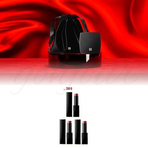 헤라 손거울 벨벳 파우치 set & 헤라 루즈클래시 301호 서울레드 미니 1.1g 3개 세트