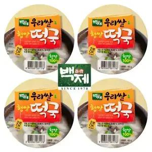 백제 우리쌀 즉석 떡국 163g x 16개입