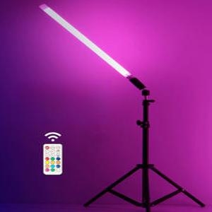 댄스 연습실 조명 연출 충전식 램프 유튜브 영상 무대