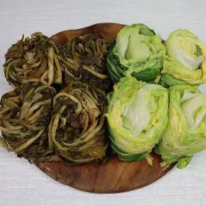 [장보리]국내산 삶은 배추 우거지 2kg + 무청 시래기 2kg