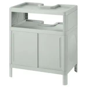 [롯데백화점]이케아 이케아 IVOSJON 이뵈셴 세면대하부장+미닫이도어 50x33x57cm