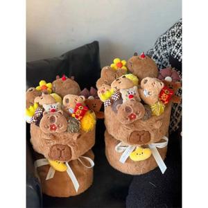 인형꽃다발 생일 졸업식 딸기 빼빼 이 러블리 대형꽃다발 별의 축하 꽃집 일반