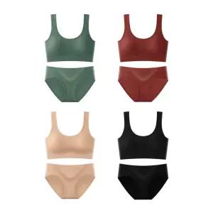 베이직 데일리 골지 브라렛 세트 CL008