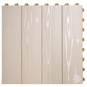 물청소가능 나무느낌 홈까페 베란다 발판 데크 아파트매트 이전개업선물 흙먼지털이