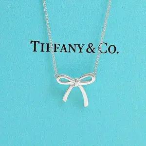 앤코 92.5 스몰 리본 목걸이