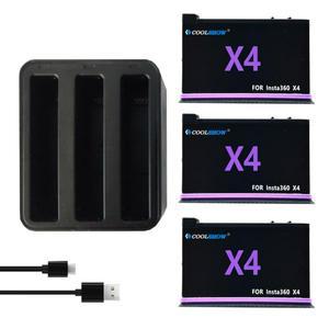 Insta360 X4 배터리 카메라 용 2500mAh 액세서리 360 파노라마 액션