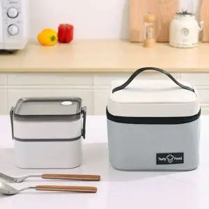 도시락 직장인 파우치 가방 런치백 피크닉 캠핑 심플