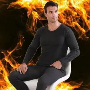 [하프클럽/]기모내의 남성 소프트 세트