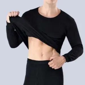 [하프클럽/]이너웨어 내복 세트 남자 기모 내복 프리 방한 내의