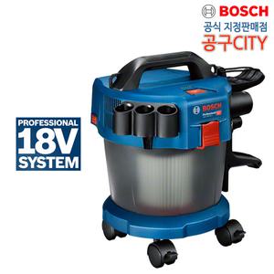 보쉬/GAS18V-10L(WHEEL)/본체만/습식/건식/무선청소기/90mbar/충전/진공/상업용/용량10리터/BOSCH