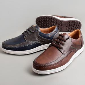 KB-GF1002 스파이크리스 남성 소가죽 골프화 인도어 스크린 필드 로퍼 캐주얼화 남자골프화