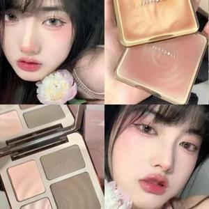 하이라이터 쉐딩  쥬디돌 매트  내추럴 컬러 렌더링 오래 지속되는 그루밍 컨투어링  천연 화장품