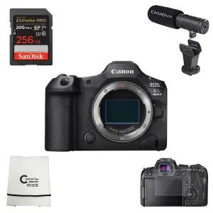 (컴온탑) 캐논 정품 EOS R5 Mark II BODY + 익스트림 프로 256GB + 보호필름 + 세무 융 & 포토리뷰 카메라 마이크 (재고보유) (200대 판매돌파)