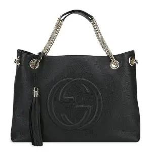[구찌][정상가:2,820,000원] 구찌 여성 GG 소호 태슬 블랙 숄더백 536196 A7M0G 1000