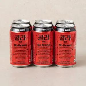 노브랜드 캔콜라 제로 355ml*6
