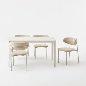 한샘 위드 세라믹 4인 식탁세트 1400 (위드라운드의자4포함)