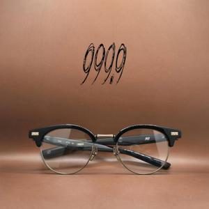 오늘출발 999.9 포나인즈 M-90 9003 블랙/앤틱골드 갸쿠R힌지 47사이즈 하금테 하이엔드 가벼운 명품안경테
