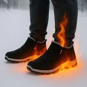 2color 겨울 방한화 패딩 기모안감 생활방수 미끄럼방지 발편한 운동화 신발