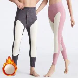 [하프클럽/]보온 남녀 다리 도톰 내복하의 남자 여자 기모 레깅스